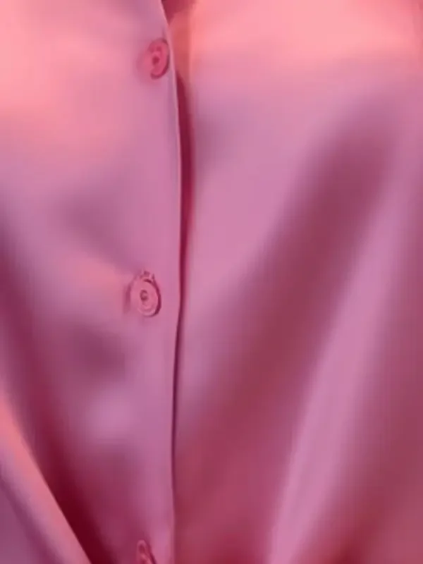 Women’s Elegant Polo Neck Blouse – French-Inspired Loose Long Sleeve Shirt for Office & Casual Wear Women’s Elegant Polo Neck Blouse – French-Inspired Loose Long Sleeve Shirt for Office & Casual Wear