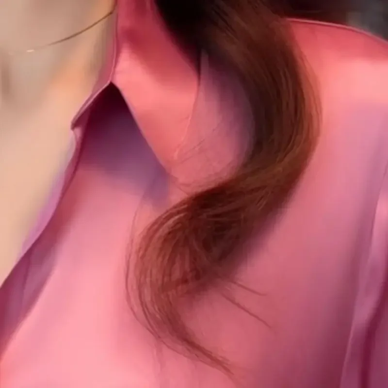 Women’s Elegant Polo Neck Blouse – French-Inspired Loose Long Sleeve Shirt for Office & Casual Wear Women’s Elegant Polo Neck Blouse – French-Inspired Loose Long Sleeve Shirt for Office & Casual Wear