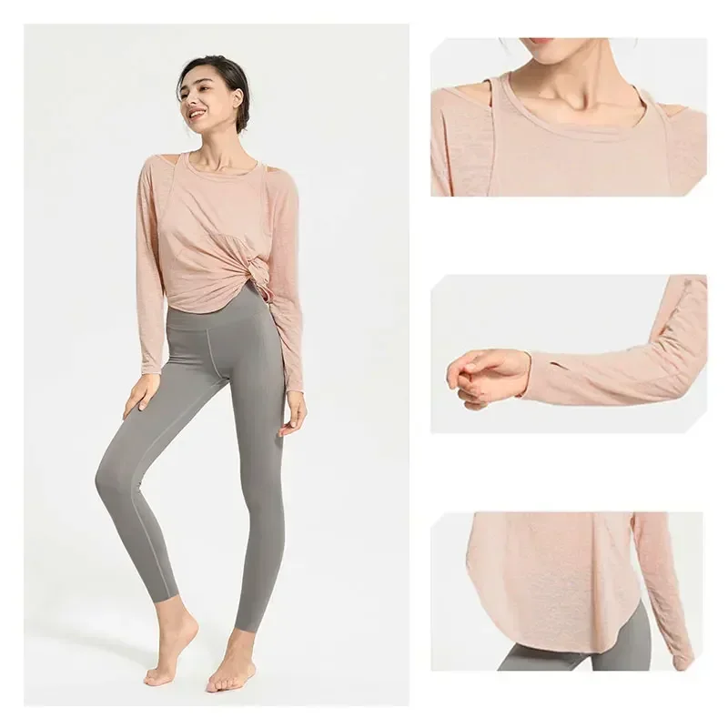 Women’s Breathable Long Sleeve Yoga & Sports Crop Top Women's Breathable Long Sleeve Yoga & Sports Crop Top