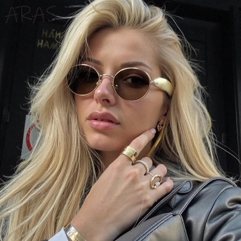 Sexy Small Oval Punk Sunglasses Women 2025 Luxury Vintage Steampunk Metal Frame Sun Glasses For Ladies Trendy Traveling Shades Sexy Small Oval Punk Sunglasses Women 2025 Luxury Vintage Steampunk Metal Frame Sun Glasses For Ladies Trendy Traveling Shades