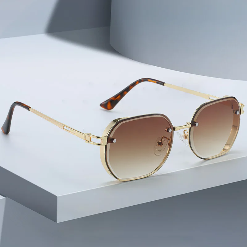 2025 New in Sunglasses for Women Black Frame Gold Border Decoration Fashionable Black Lens Glasses Sunglasses Sunglasses Women 2025 New in Sunglasses for Women Black Frame Gold Border Decoration Fashionable Black Lens Glasses Sunglasses Sunglasses Women