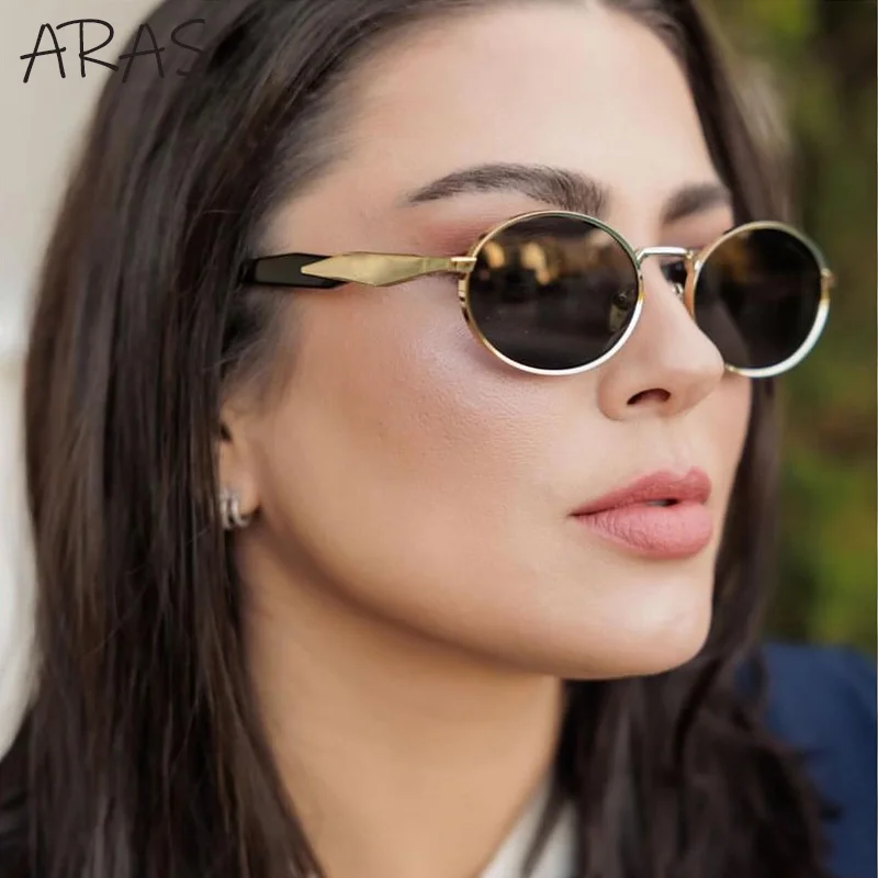 Small Oval Metal Sunglasses Women 2024 NEW Luxury Brand Fashion Round Frame Sun Glasses Men Retro Shades Unisex Eyewear UV400 Small Oval Metal Sunglasses Women 2024 NEW Luxury Brand Fashion Round Frame Sun Glasses Men Retro Shades Unisex Eyewear UV400