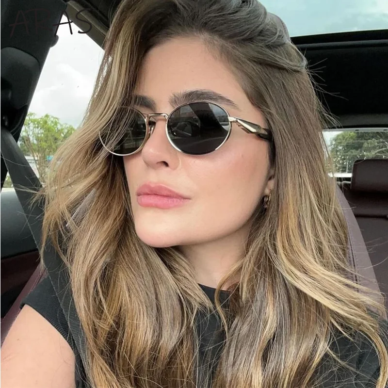 Small Oval Metal Sunglasses Women 2024 NEW Luxury Brand Fashion Round Frame Sun Glasses Men Retro Shades Unisex Eyewear UV400 Small Oval Metal Sunglasses Women 2024 NEW Luxury Brand Fashion Round Frame Sun Glasses Men Retro Shades Unisex Eyewear UV400